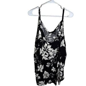 Torrid Tank Top Women's 3X Black Round Neck Printed Sleeveless Casual Boho